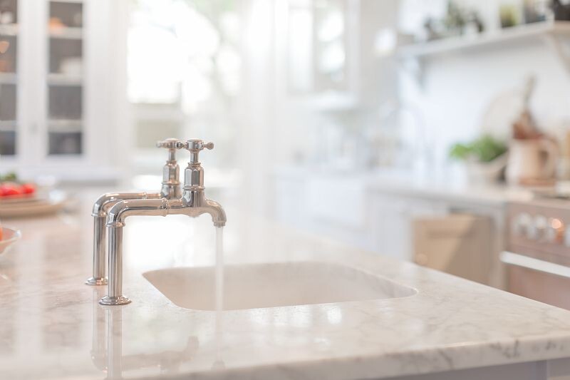 engineered stone kitchen sink